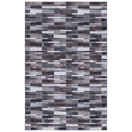 Safavieh 6 x 9 ft. Ivory & Gray Faux Hide Power Loomed Rectangle Area Rug FAH542A-6